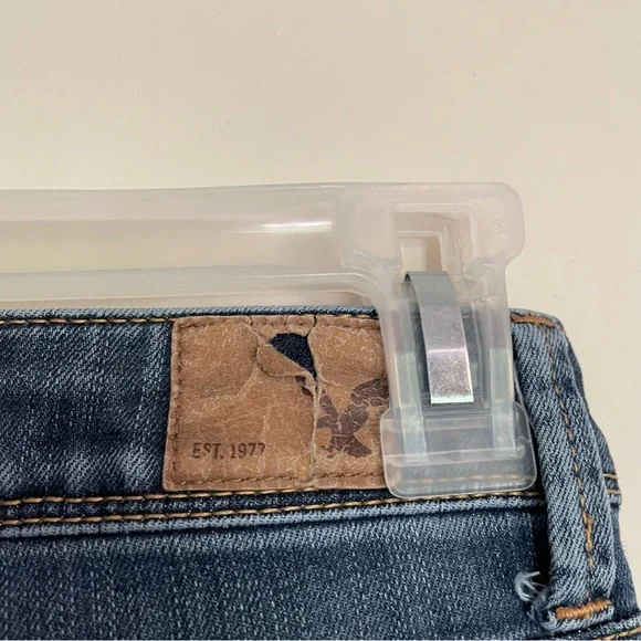American Eagle Super Skinny Blue Jeans Womens Size 6 Regular Preowned (65) - Picture 6 of 14